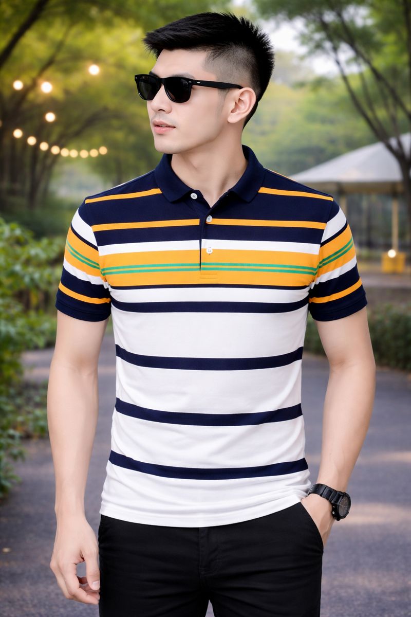 New Synthetic polyester Polo Shirt For Men